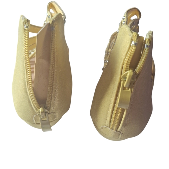 Yellow gladiator sandals new size 7 - Picture 7 of 8